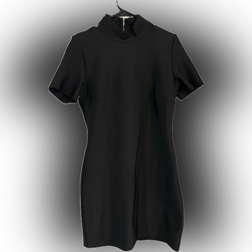 Chic Black Short Sleeve Dress- NWT